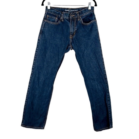 Old Navy Men's Dark Wash Straight Leg Jeans Size 30x30 - Picture 1 of 8
